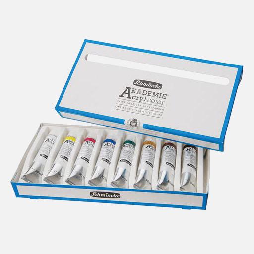 SCHMINCKE Akademie Acrylic 20ml Set x 8