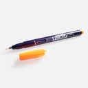 TOMBOW Fudenosuke Brush Pen Neon Orange