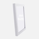 OVJ Wooden Picture Frame A4 White