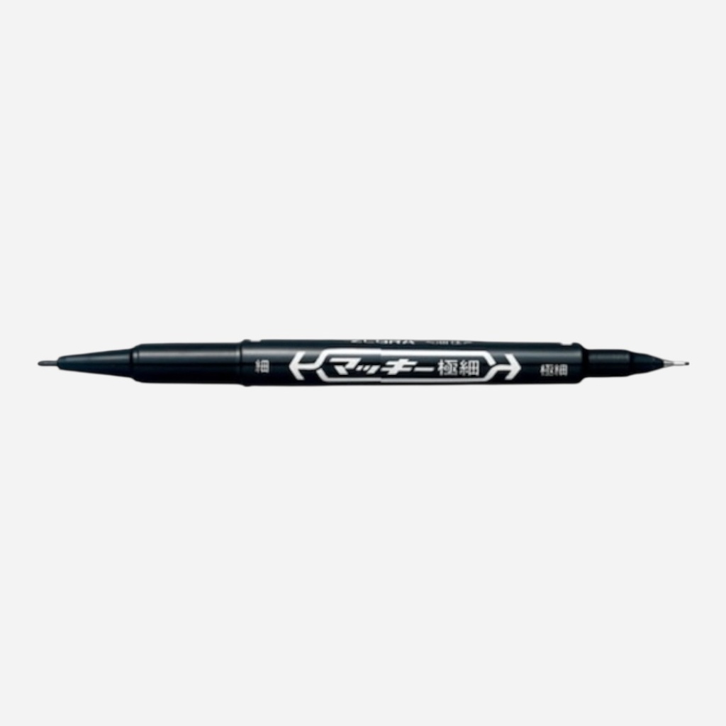 ZEBRA Mckee Permanent Twin Marker Black