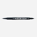 ZEBRA Mckee Permanent Twin Marker Black