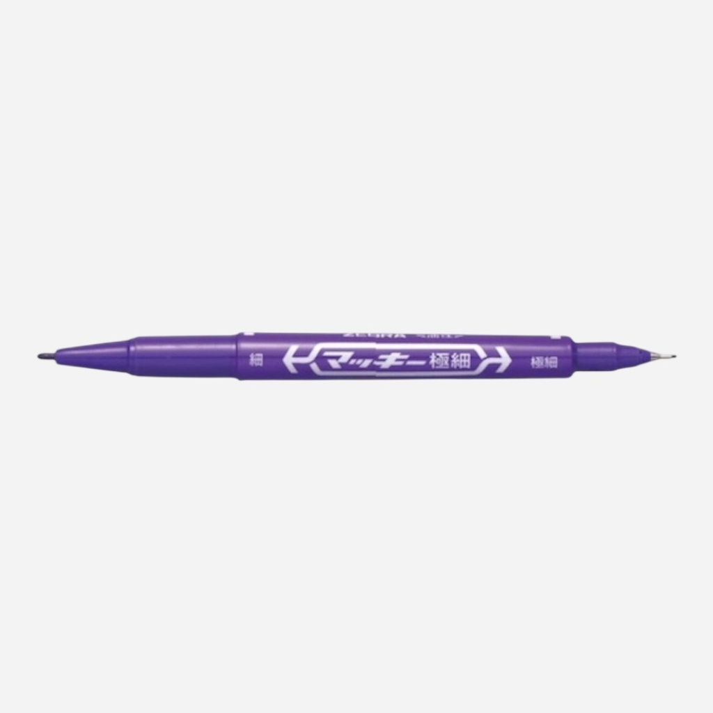 ZEBRA Mckee Permanent Marker Purple