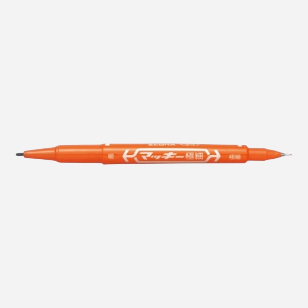 ZEBRA Mckee Permanent Marker Orange