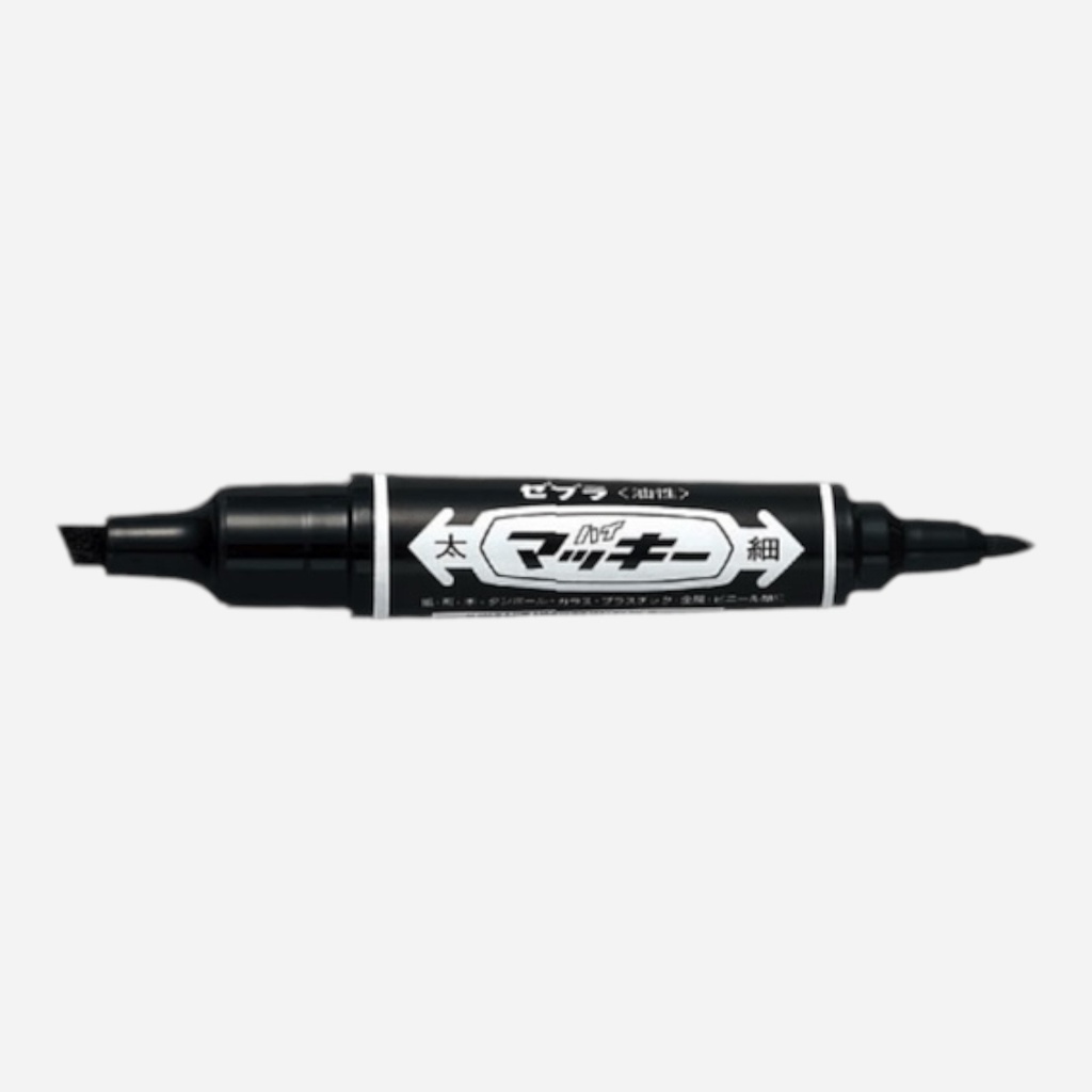 ZEBRA Hi-Mckee Permanent Marker Black