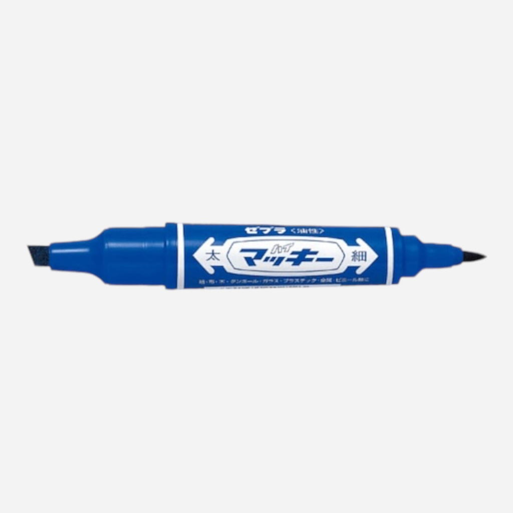 ZEBRA Hi-Mckee Permanent Marker Blue