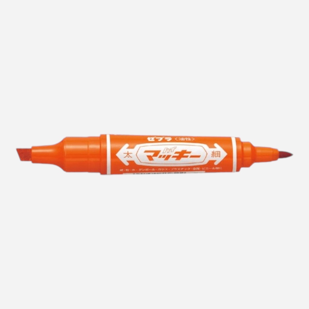 ZEBRA Hi-Mckee Permanent Marker Orange