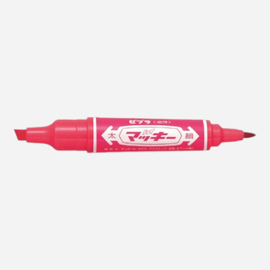 ZEBRA Hi-Mckee Permanent Marker Pink