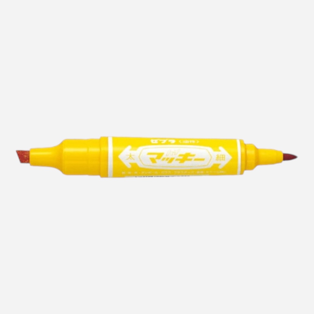 ZEBRA Hi-Mckee Permanent Marker Yellow