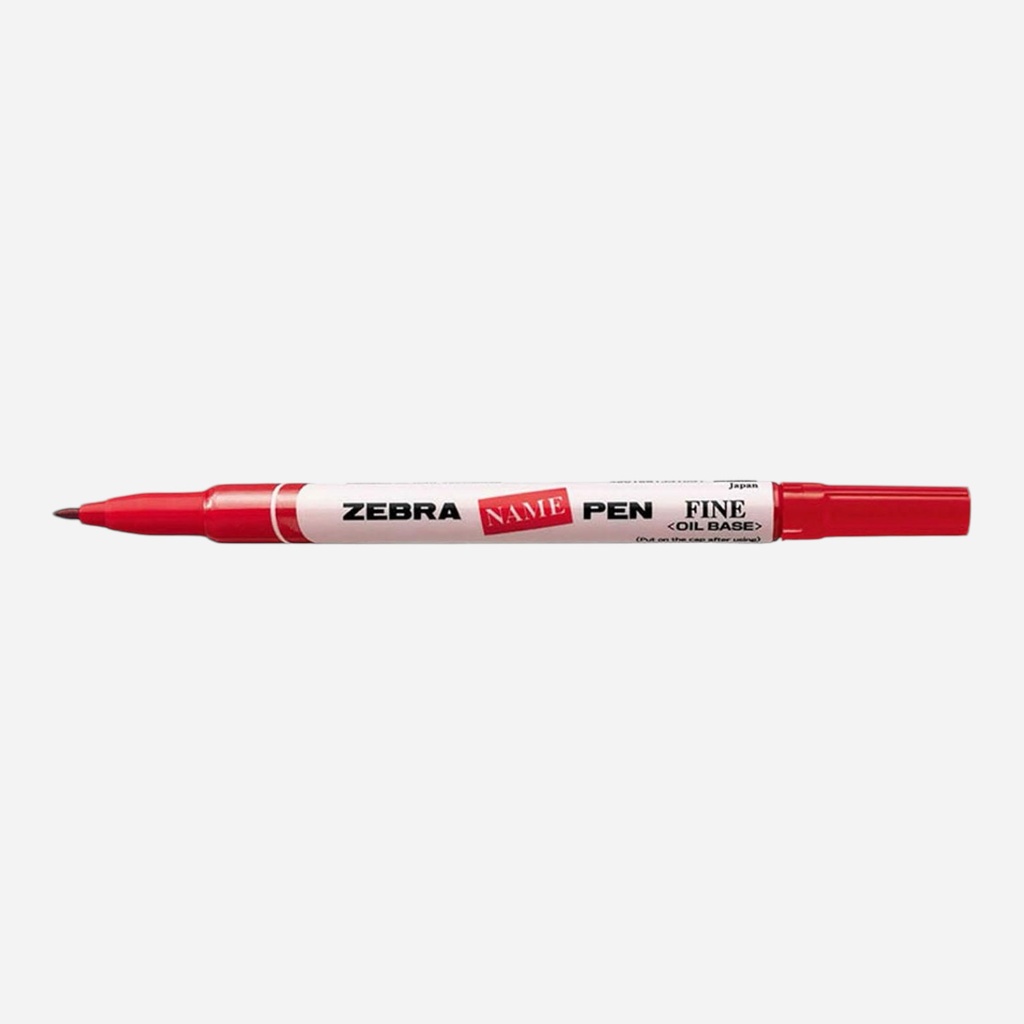 ZEBRA Name Pen Red