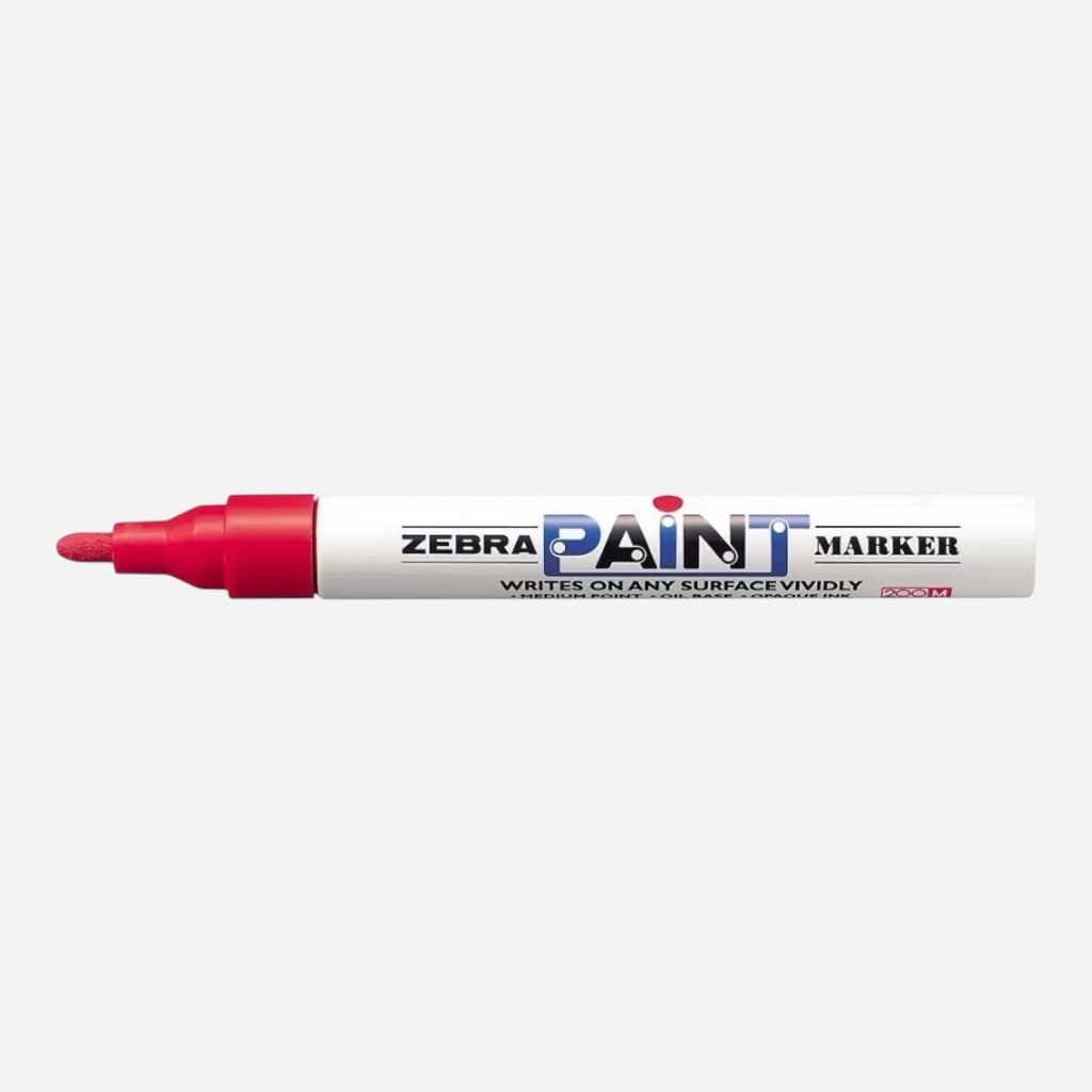 ZEBRA Paint Marker 2mm Red