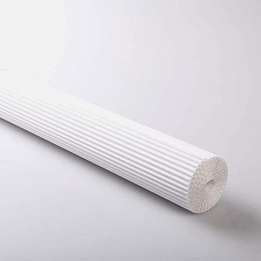 CLAIREFONTAINE Corrugated Paper 175gsm 70cm x 2m White