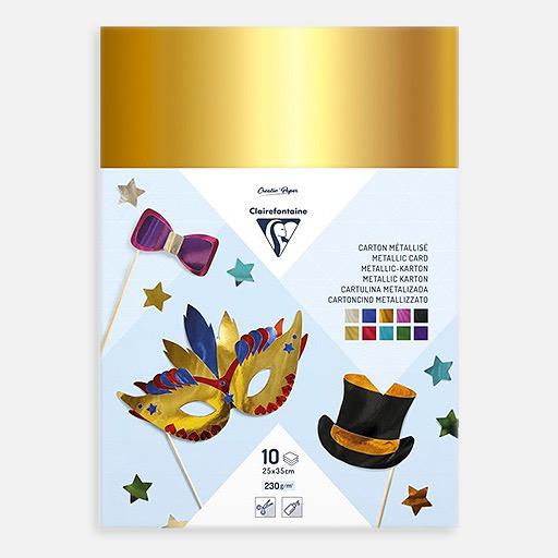 CLAIREFONTAINE Metallic Card 230gsm 25cm x 35cm x 10