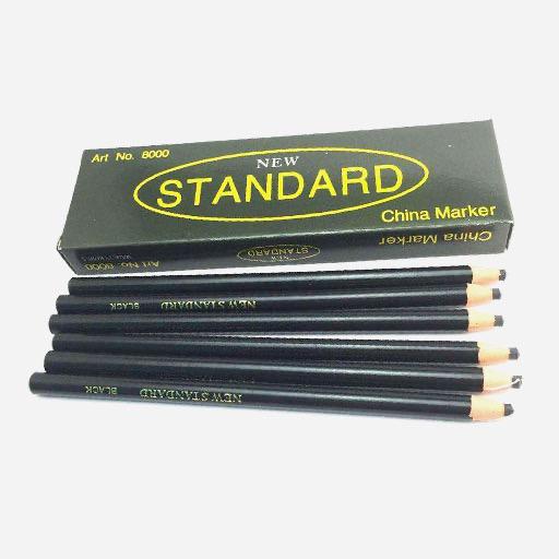 OVJ Standard Wax Crayon Pencil Black