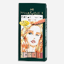 FABER-CASTELL Pitt Brush Pen Skin Tones Set x 6