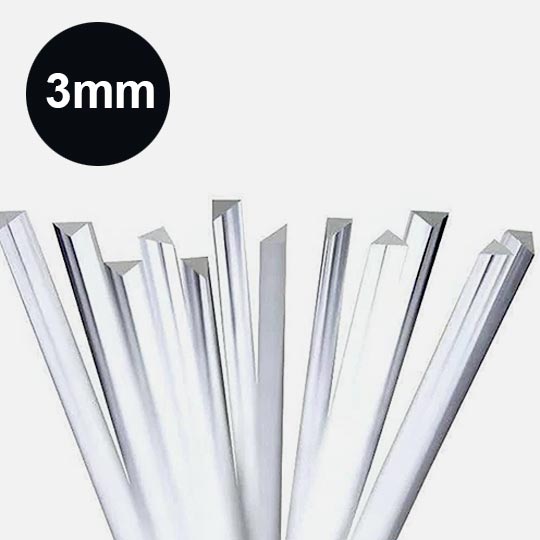 OVJ Acrylic Triangle 3mm x 122cm x 1kg