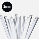 OVJ Acrylic Triangle 3mm x 122cm x 1kg