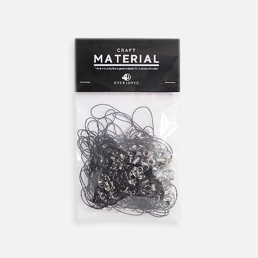 OVJ Black Phone Strap With Jump Ring x 100