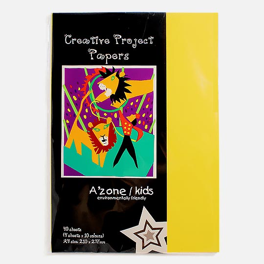 A'ZONE Creative Project Paper 125gsm A4 x 40