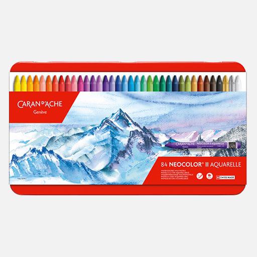 CARAN D'ACHE Neocolor II Water-Soluble Wax Pastel Set x 84