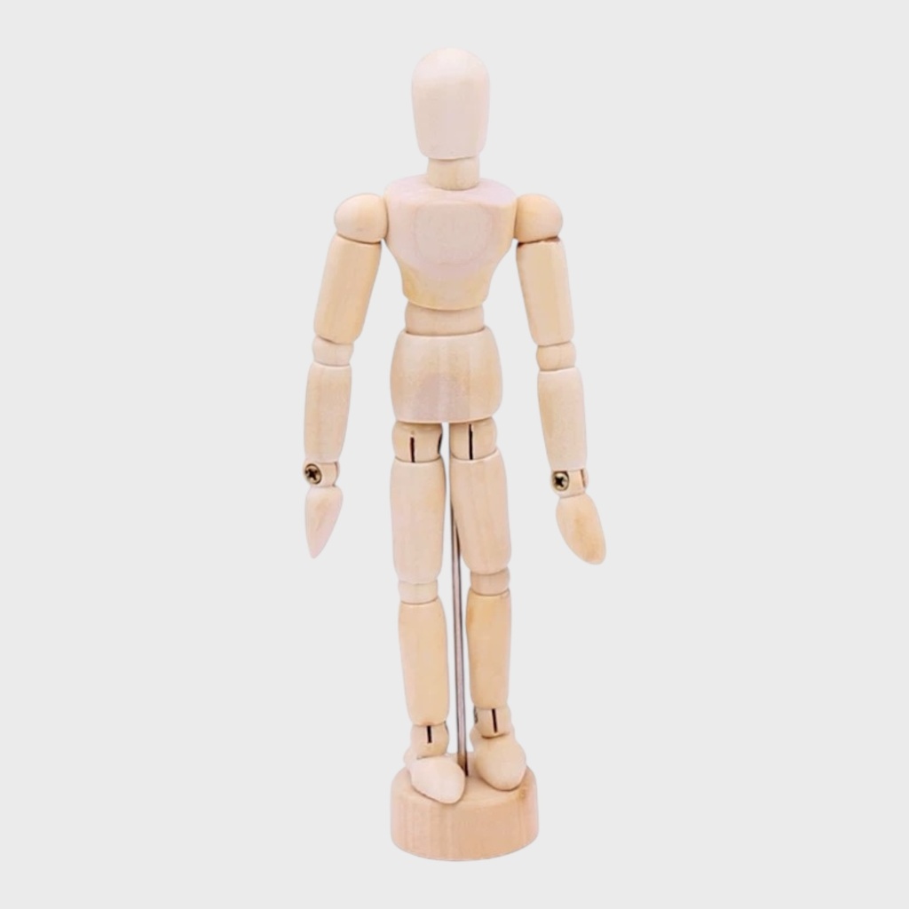 OVJ Wooden Manikin Male 15cm