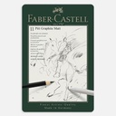 FABER-CASTELL Pitt Matt Graphite Pencil Set x 11