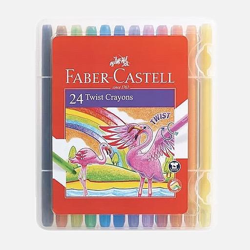 FABER-CASTELL Twist Crayon Set x 24