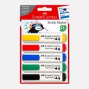 FABER-CASTELL Textile Marker Set x 5