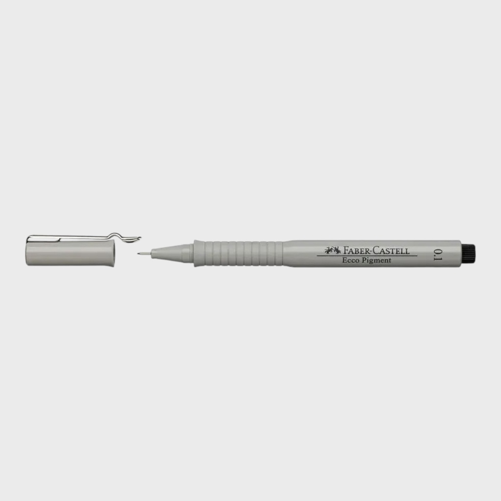FABER-CASTELL Ecco Pigment Drawing Pen 0.1mm Black