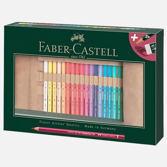 FABER-CASTELL Polychromos Color Pencil Set x 30