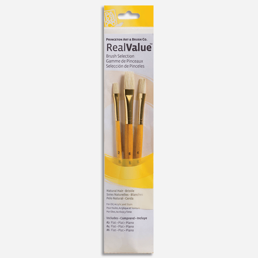 PRINCETON 9104 Real Value Brush Set x 3