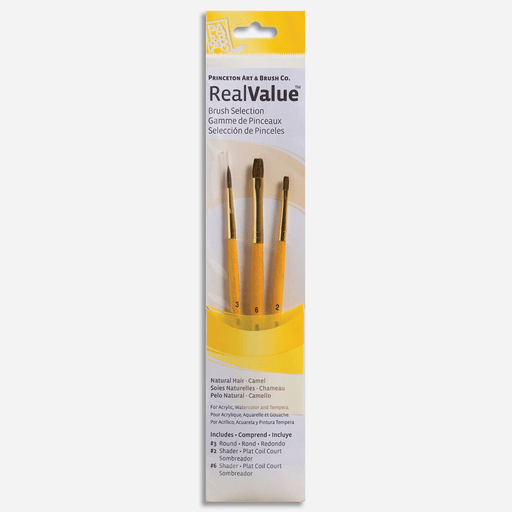 PRINCETON 9101 Real Value Brush Set x 3