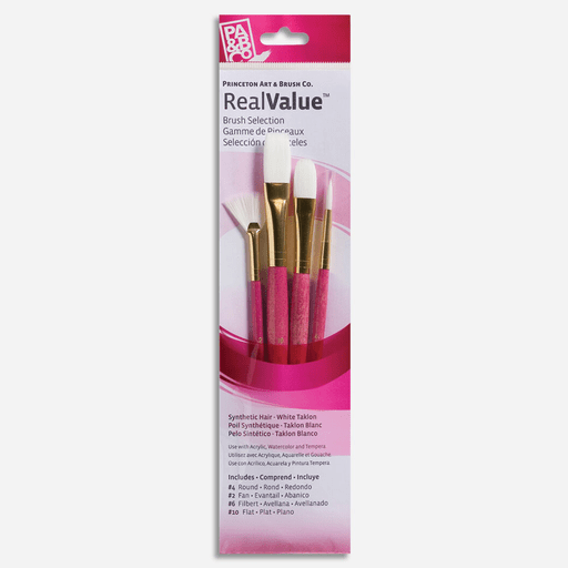 PRINCETON 9182 Real Value Brush Set x 4