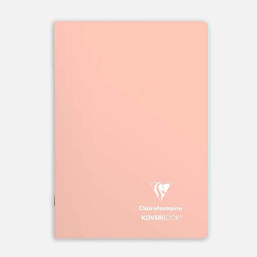 CLAIREFONTAINE Koverbook Blush Lined Notebook 90gsm A5 x 96 Coral