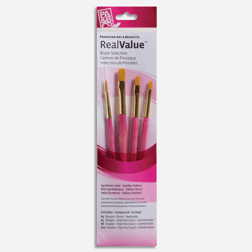 PRINCETON 9181 Real Value Brush Set x 4