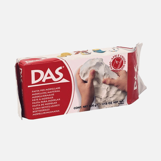 DAS Air Dry Modelling Clay 500g White