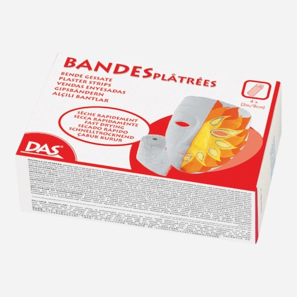 DAS Plaster Strip 8cm x 3m x 4