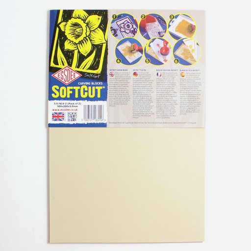 ESSDEE Softcut Carving Block 3mm x 21cm x 30cm x 2
