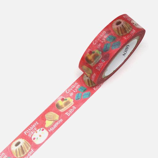 SAIEN Washi Tape 15mm French Cusinie