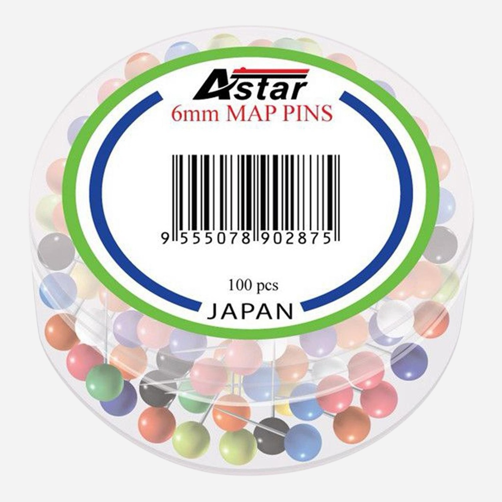ASTAR Map Pin 6mm x 40