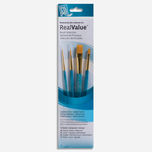 PRINCETON 9172 Real Value Brush Set x 4