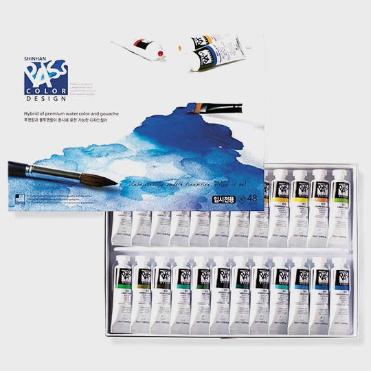 SHINHAN Pass Hybrid Gouache Set x 48