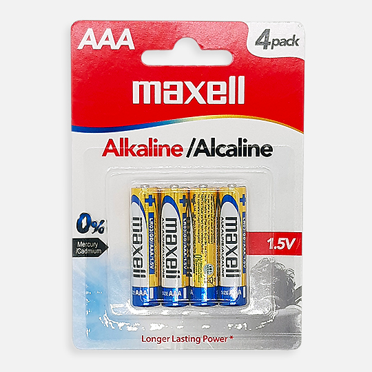 MAXWELL Alkaline Battery AAA x 4