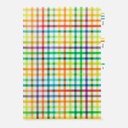 MIDORI 3-Pocket Clear Folder A4 Plaid