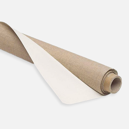 OVJ Mixed Linen Canvas Roll 400gsm Primed Medium Fine Grain 1.7m x 5m