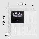 OVJ Stretched Cotton Canvas 380gsm 3/4” x 8” x 8”