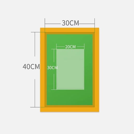OVJ Stretched Silkscreen 30cm x 40cm