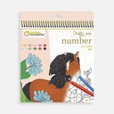 AVENUE MANDARINE Graffy Pop Number Coloring Book 160gsm x 24