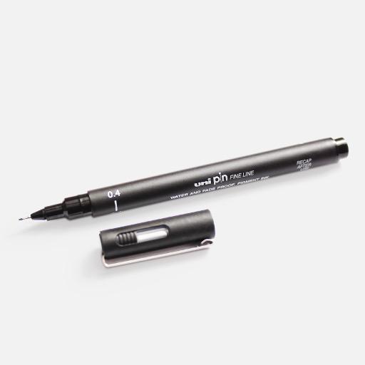 UNI Pin Drawing Pen 0.4mm Black