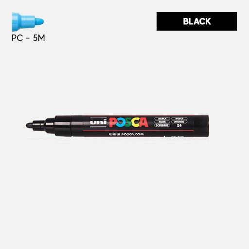 UNI Posca Acrylic Marker Medium Tip Black