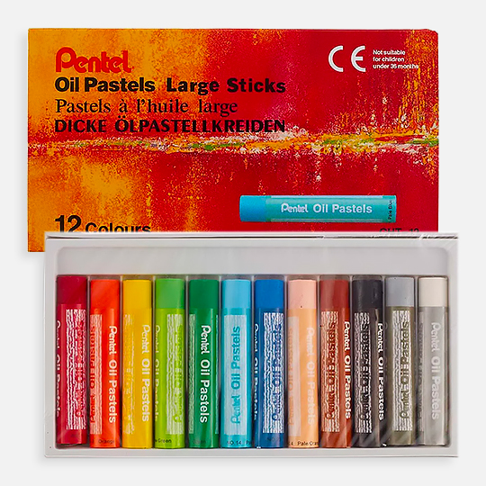 PENTEL Oil Pastel Set x 12
